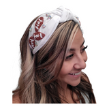 Beaded Football Headband