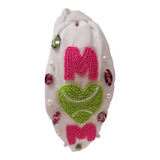 Tennis Mom Seed Bead Headband