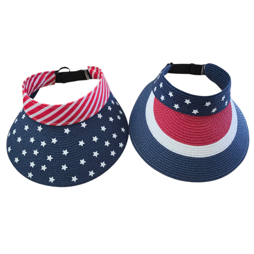 USA Roll Up Visor