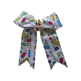 Large Back to School Ribbon Bows