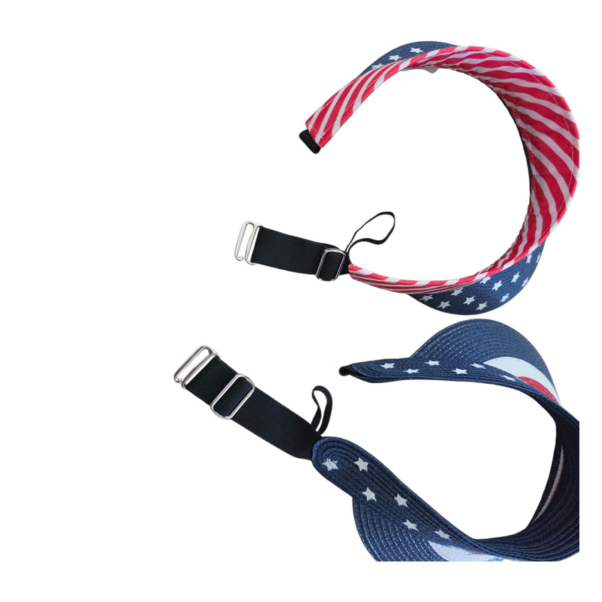 USA Roll Up Visor