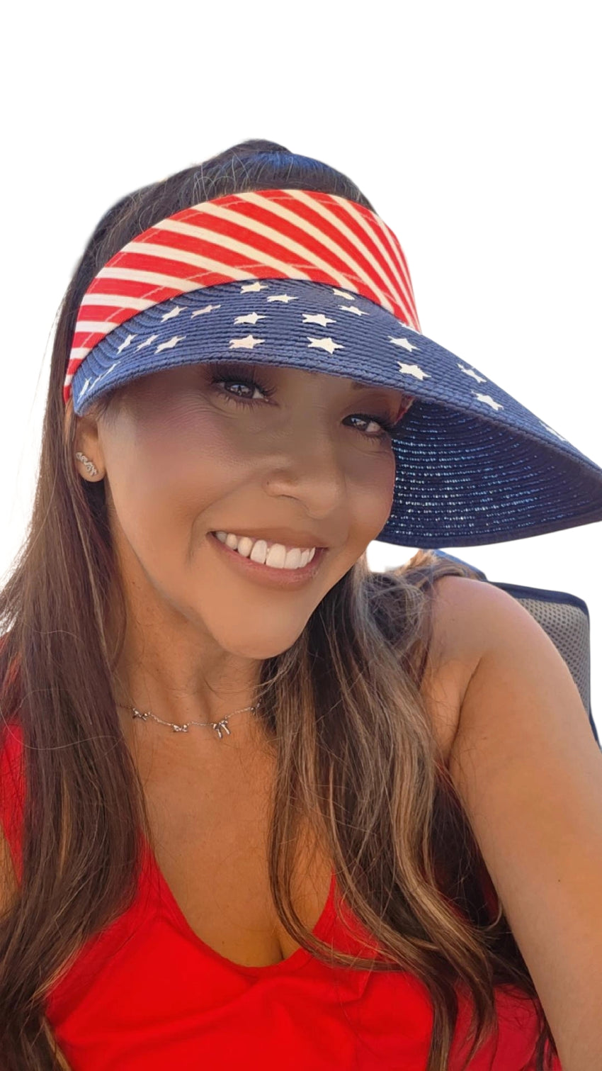 USA Roll Up Visor