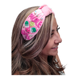 Pickle Ball Seed Bead Headband