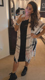 Fall Plaid Kimono