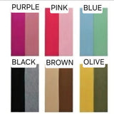 2 Pack of Fabric Headbands
