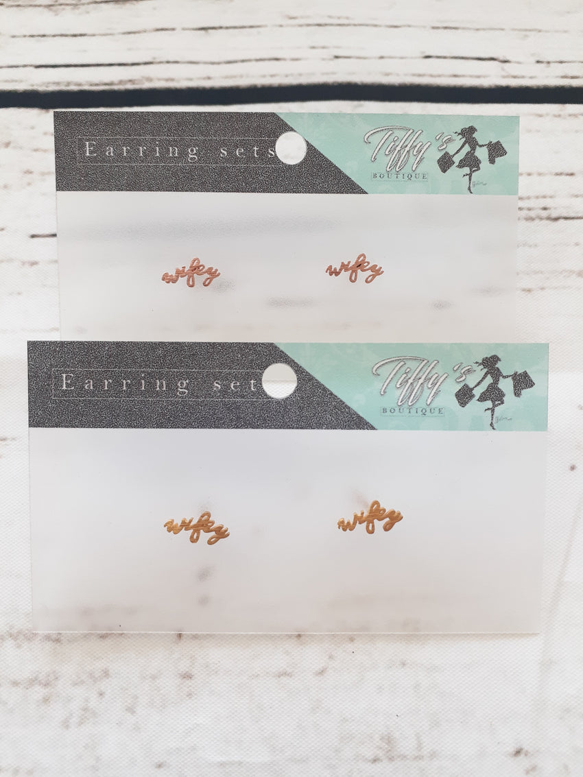 Wifey Earrings