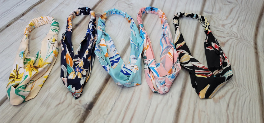 Tropical Twist Wrap Headband