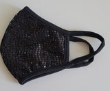 Black Sequined Mask