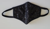 Black Sequined Mask