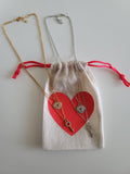 Lock & Key Charm Layered Necklace