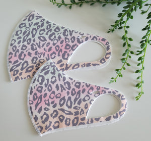 Pastel Leopard Mommy & Mini Face Mask