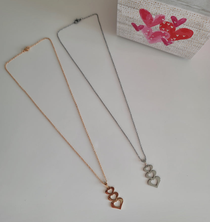3 Hearts Necklace
