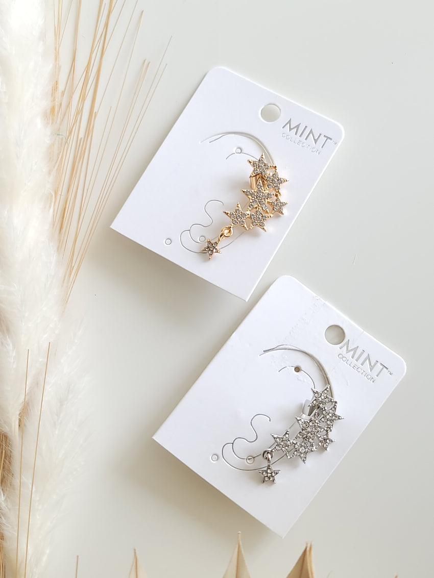 Star Burst Ear Cuff Earring