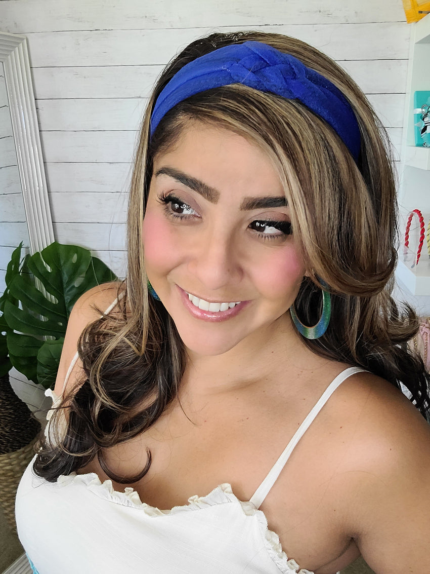Sheer Organza Braided Headbands