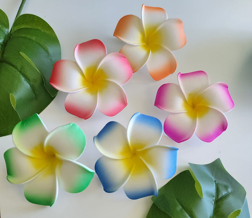 Large Plumeria Flower Hair Clip