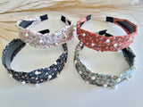 Fabric & Pearls Headband