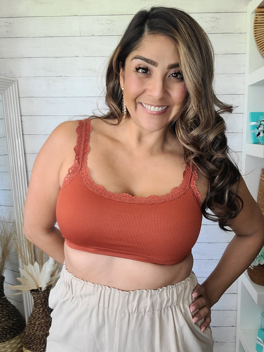 Rust Bralette – Tiffy's Boutique