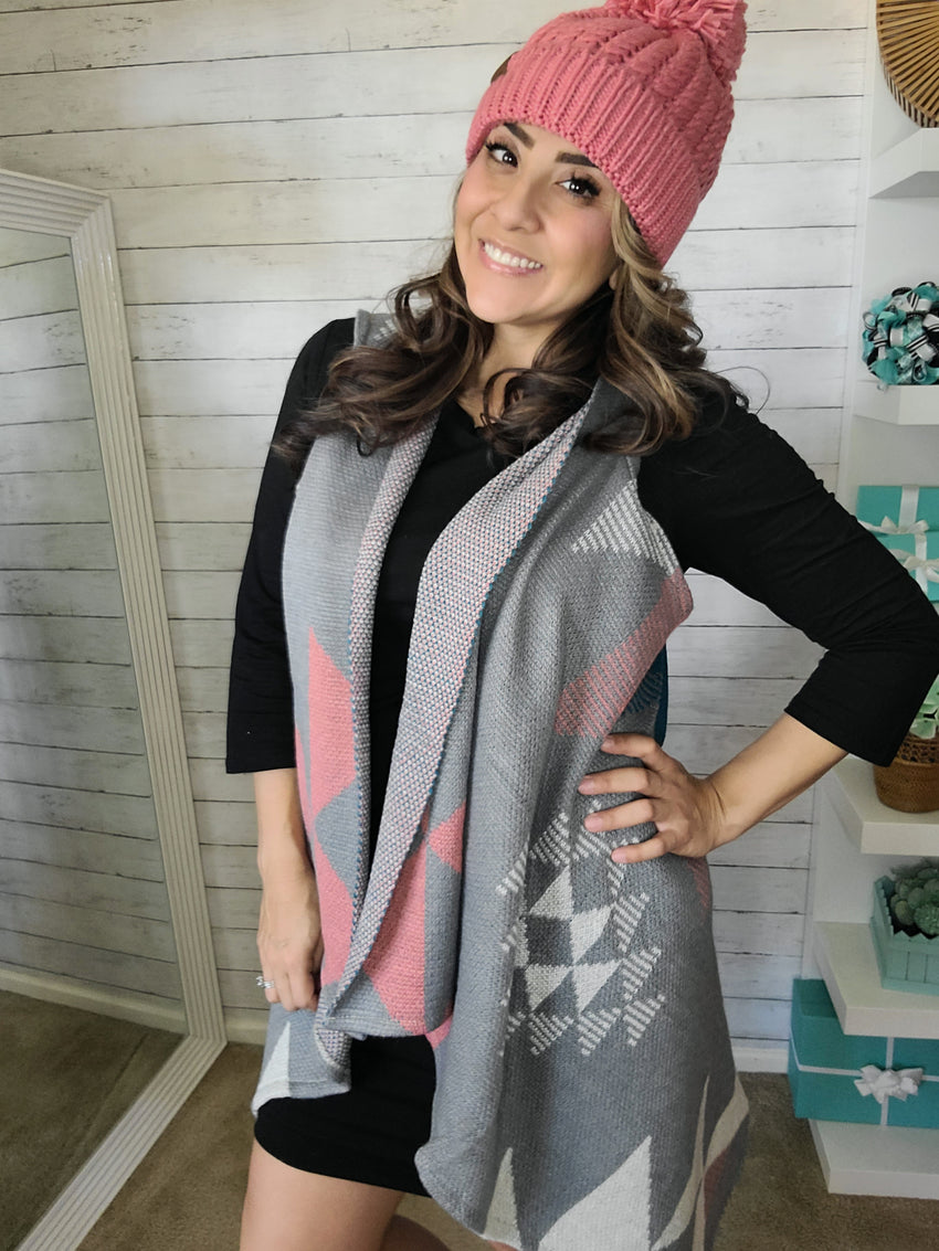 Anniversary Cable Knit Vest 2