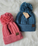 Chunky Knit CC Beanie