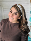 Checkered Wrap Headband