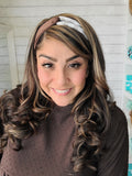 Checkered Wrap Headband