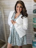 Cream Mo Hair Cardigan Sweater