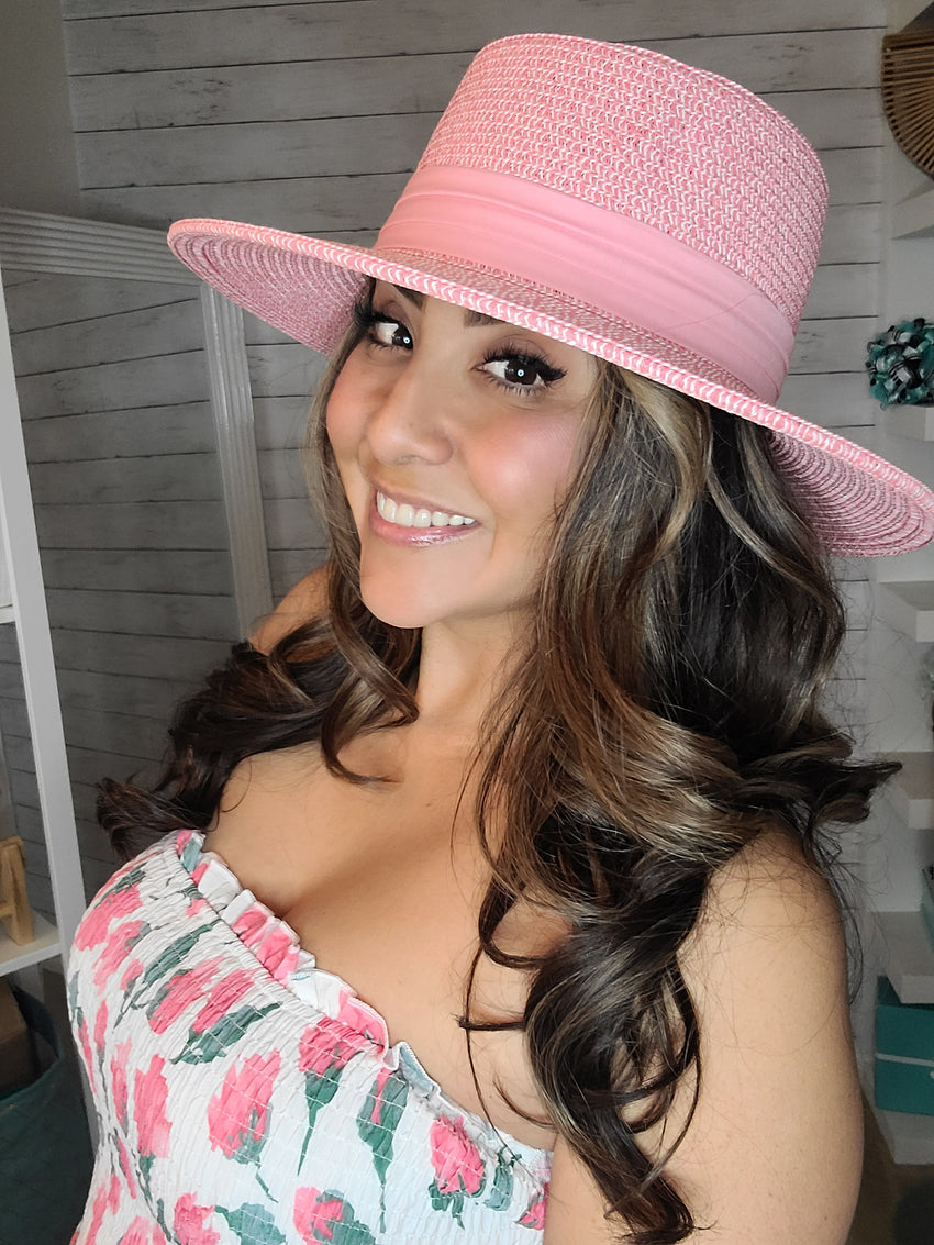 CC Boater Sun Hats