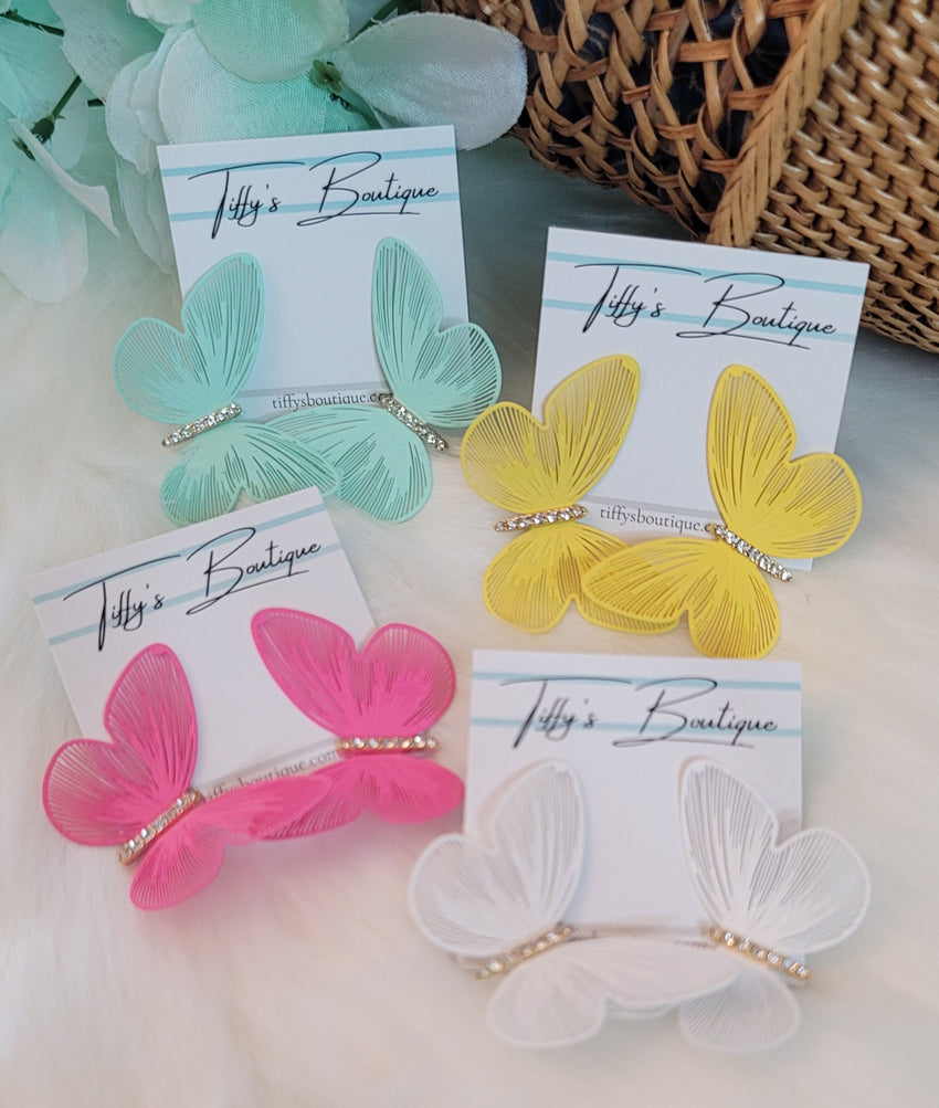 Full Butterfly Earrings