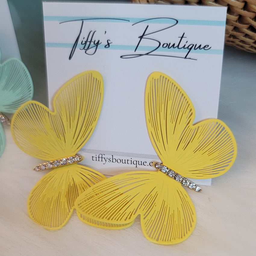 Full Butterfly Earrings