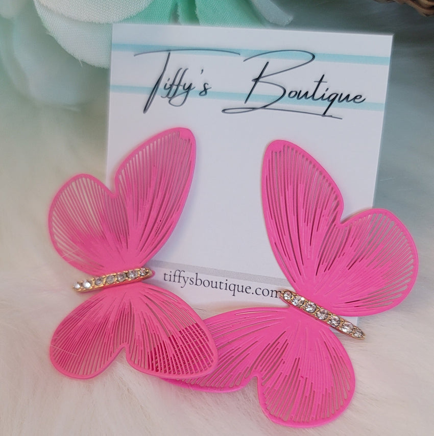 Full Butterfly Earrings