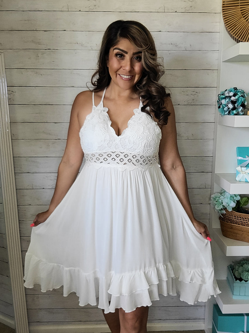 Lace Crochet Dress