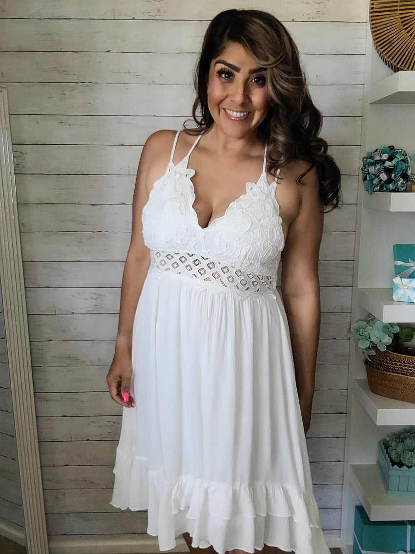 Lace Crochet Dress