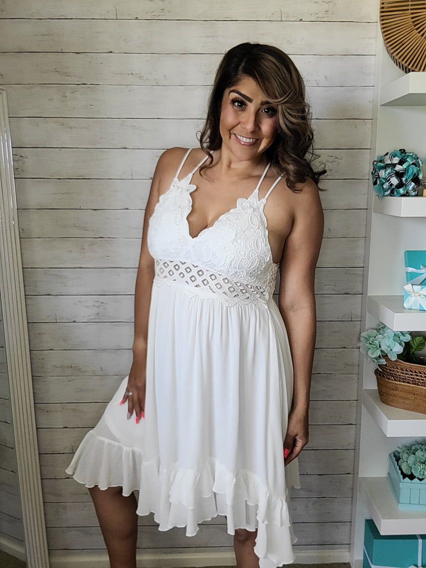 Lace Crochet Dress