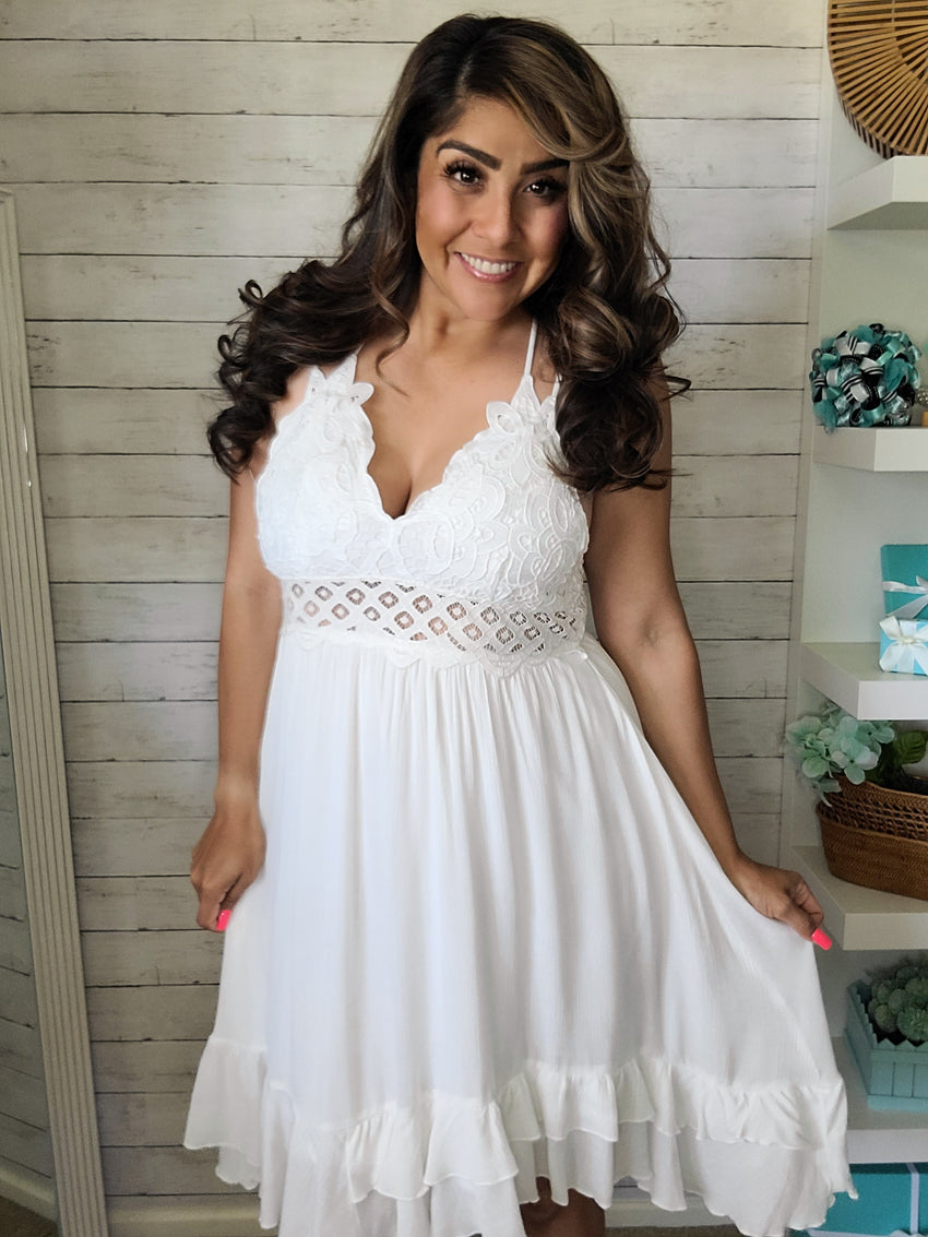 Lace Crochet Dress