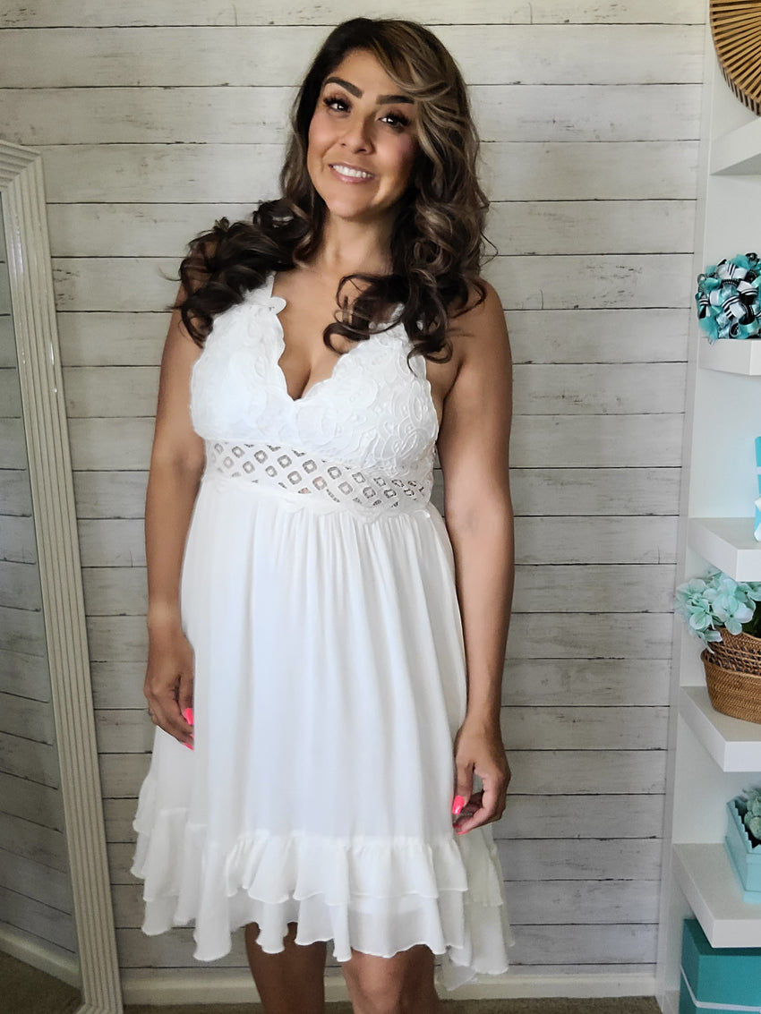 Lace Crochet Dress
