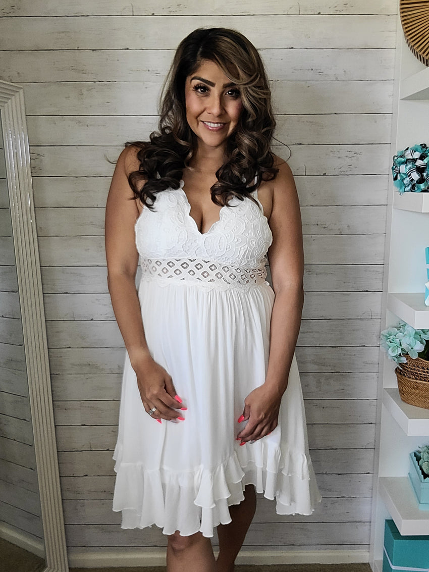 Lace Crochet Dress