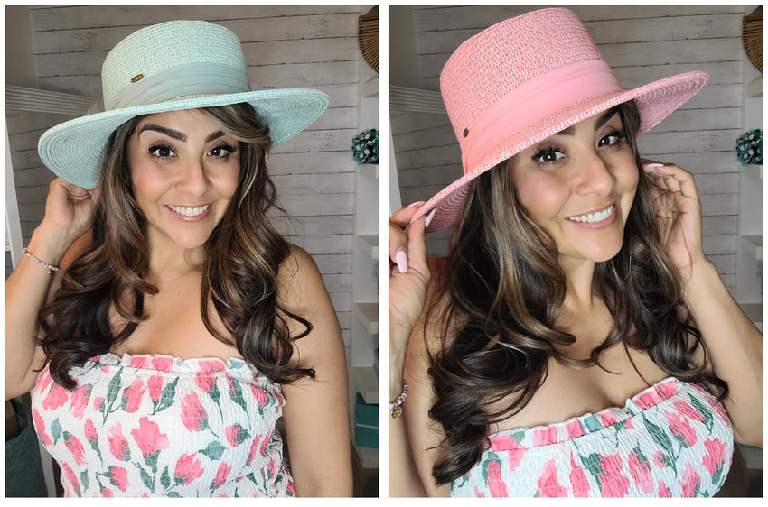 CC Boater Sun Hats
